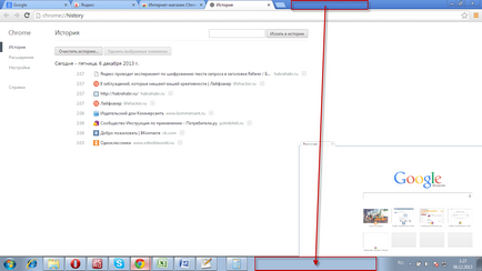 Munka füleket Google Chrome (lapok) Munka lapok a Google Chrome