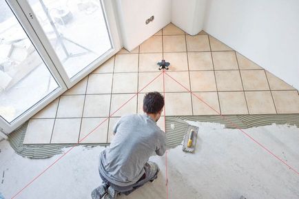 Solutions burkolható - hogyan kell egy minőségi mix Csempe lerakás, fotók, videók