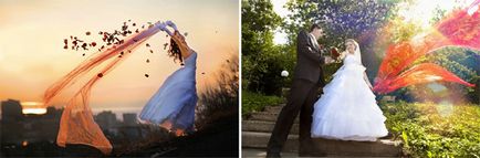 Kellékek az esküvő fotózásra - az elképzelések és lehetőségek fotó