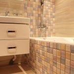 Fürdőszoba felújítás alatt fotó kulcs és a munka ára