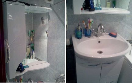 Fürdőszoba felújítás érdekében Hruscsov működik, design (Hruscsov) Fürdőszoba felújítás érdekében Hruscsov működik, design