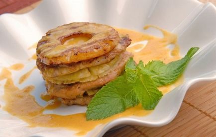 Receptek Csirke ananásszal a sütőbe, válassza ki a hozzávalókat, és titkok