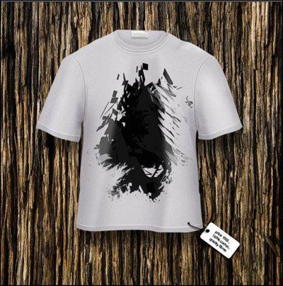 Döntetlen póló Photoshop (Photoshop) Rajzolj egy T-shirt a Photoshop