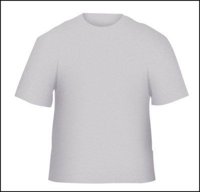 Döntetlen póló Photoshop (válasszon StrokePath kör) Rajzolj egy T-shirt a Photoshop
