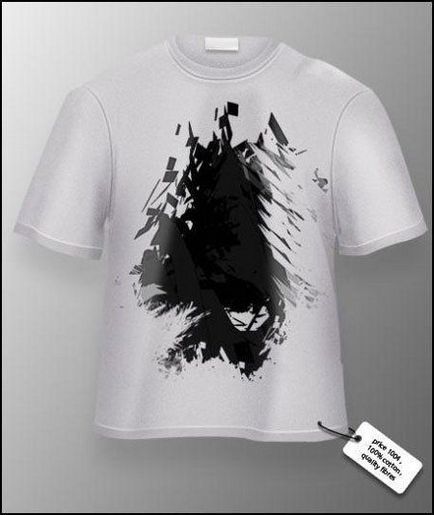 Döntetlen póló Photoshop (StrokePath kör kör) Rajzolj egy T-shirt a Photoshop