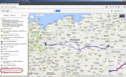 Hozzon létre egy útitervet a GoogleMaps például ( „Kerülje a fizetős utak”) Hozzon létre egy útitervet a példa GoogleMaps