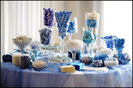 Esküvő kék színes ötletek