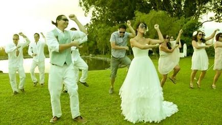 Az esküvő stílus Gangnam Style tippeket rendezésére