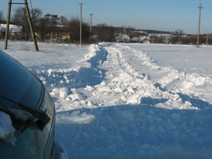 Tanulás, hogyan kell elhagyni a hóval, az autós előnyök