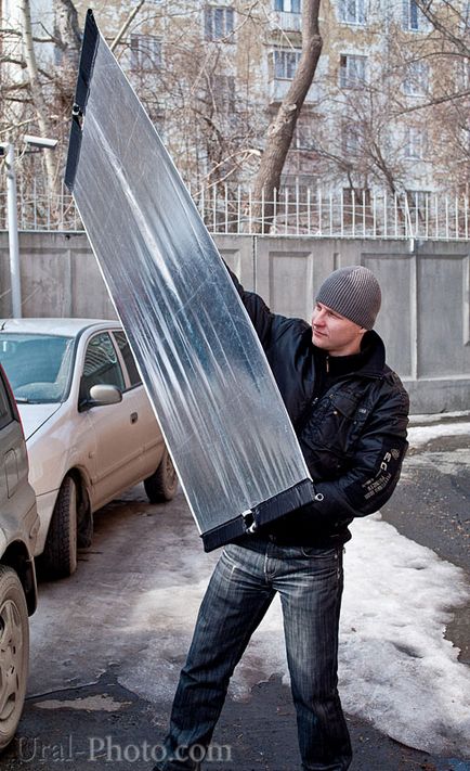Ural fotó reflektor meg a kezét (kéz) Ural fotó reflektor meg a kezét