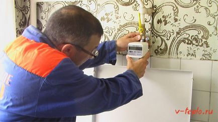 Telepítse gázmérő a lakásban - egy lépésről lépésre útmutató
