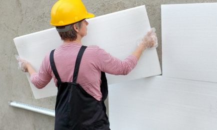 Falszigetelés polisztirol belül saját kezébe