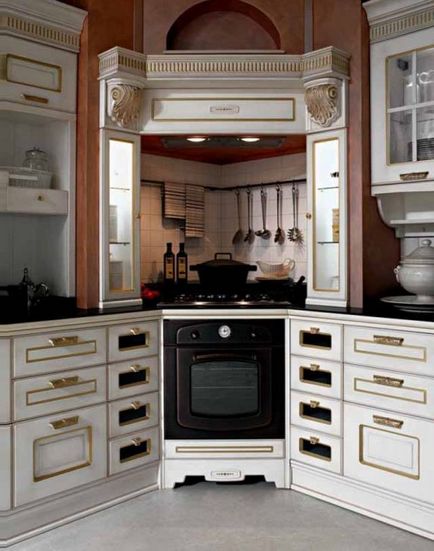 Csuklyák a belső a konyha (50 kép) - fajtái és jellemzői