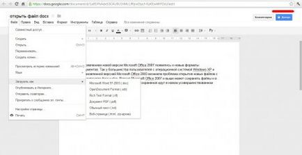 Hogyan kell megnyitni a docx formátumban Hogyan kell megnyitni a docx formátumban
