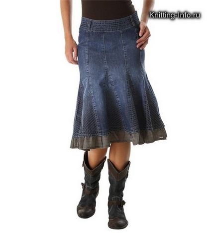 Hogyan, hogy meghosszabbítsák farmer szoknya Hogyan, hogy meghosszabbítsák farmer szoknya