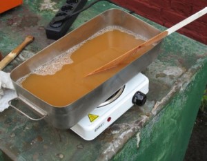 Öltözködés nyúl bőr otthon Öltözködés nyúl bőr otthon