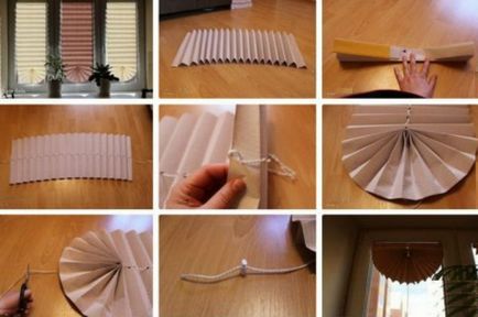 Készíts egy papír függöny rögtönzött saját kezét, videó mesterkurzus