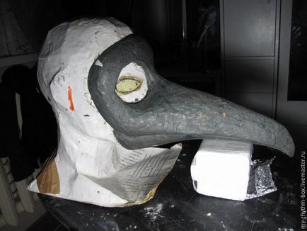 Készíts egy maszkot „pestis orvos” - tisztességes iparos - kézzel készített, kézzel készített