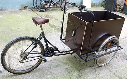 Készíts egy háromkerekű felnőtt kerékpár