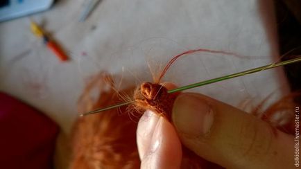 Készíts egy baba haj hajfonat varrni - Fair Masters - kézzel készített, kézzel készített