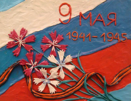 Gyermekek rajzai szerint május 9 (Victory Day) az iskola és óvoda