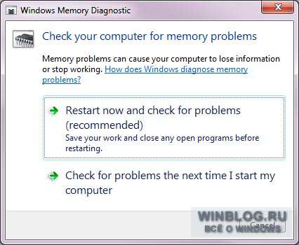 Diagnózis RAM Windows 7 (diagnózis) Diagnózis RAM Windows 7