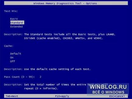 Diagnózis RAM Windows 7