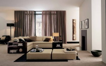 nappali design hi-tech stílusú (fotó), belsőépítészeti bútorok high-tech stílusban felújított lakás
