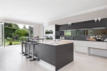 Konyha tervezés 2017 - 100 fotó egy gyönyörű modern konyha lakberendezés