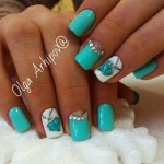 Nail design Valentin nap