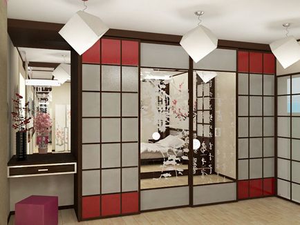 Hálószoba kialakítása a japán stílus vagy belső tér a kínai változata a feng shui
