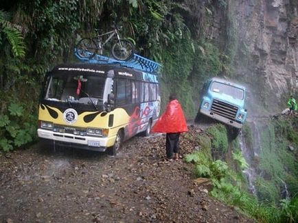 Road of Death Bolívia évente több ezer életet öl