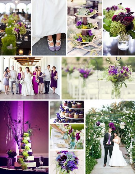Lila esküvő, esküvői tervezés árnyalatú lila