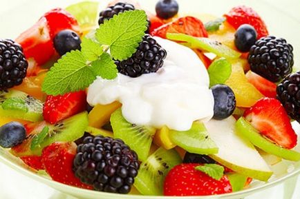 Gyümölcs saláta - receptek ízletes és egészséges saláták és desszertek