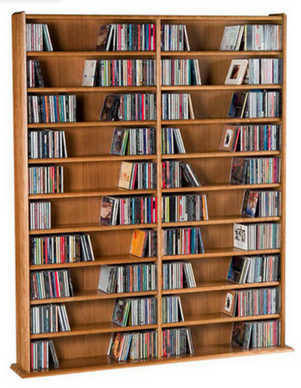 Hol kell tárolni a CD és DVD-meghajtók 120 ötletek minden ízlés és polctartók fotó