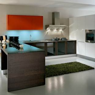 Ötletek modern konyha tervezés (56 fotó)
