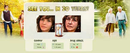 In20years - nézd meg magad öregségi keresztül 20 vagy 30 év