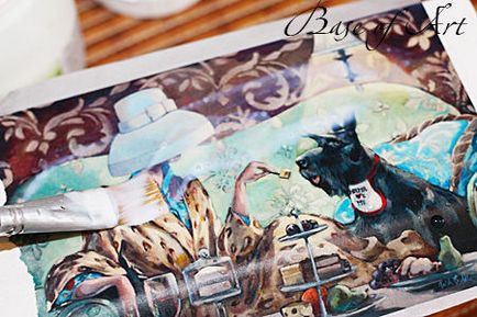Hogyan működik a decoupage kártyák mesterkurzus kezdőknek - Fair Masters - kéz (kártyák) Hogyan működik a decoupage kártyák mesterkurzus kezdőknek - Fair Masters - Hand