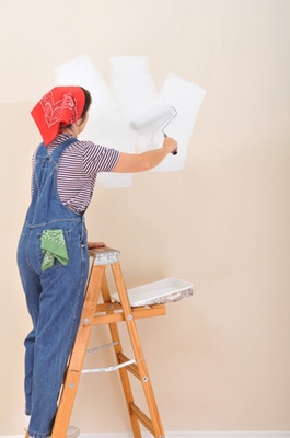 Hogyan kell festeni a falakat egy szobában festék színe kiválasztása és a munka tekercs - cikkem -