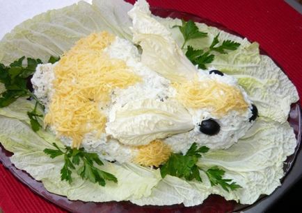 Hogyan rendezzük el a saláta finom házi - lépésről lépésre receptek fotókkal