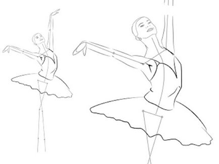 Hogyan kell felhívni a balerina ceruza szakaszában kezdőknek