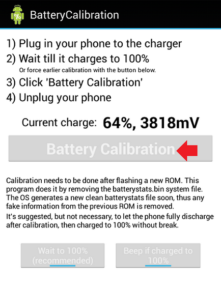 Hogyan kell kalibrálni az akkumulátort az Android-telefon