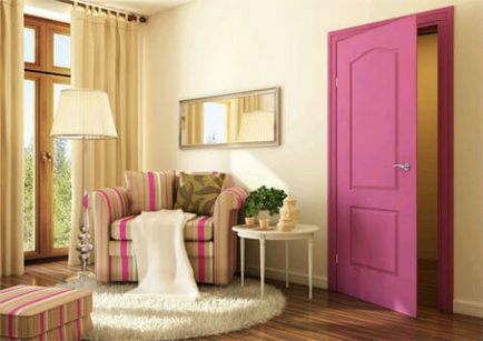 Hogyan válasszuk ki a színt az ajtók és a padló