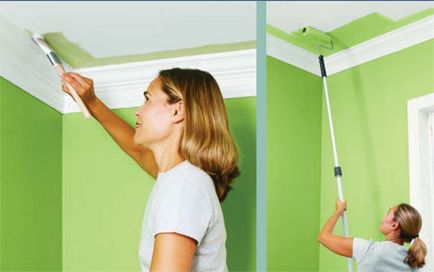 Hogyan kell festeni a falakat egy szobában kezét