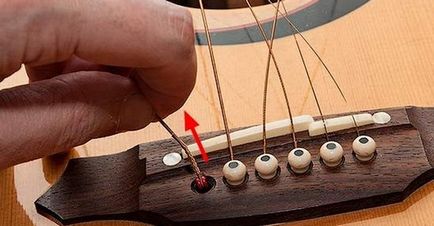 Hogyan módosítható a húrok a gitár
