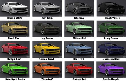 Hogyan válasszuk ki a színe az autó