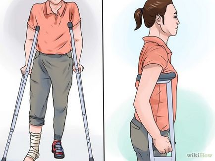 Hogyan járni mankó, hogyan kell tanulni járni mankó