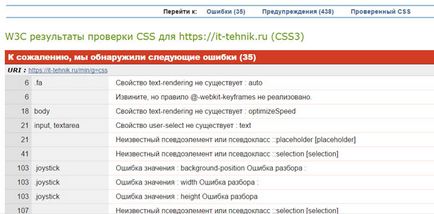 Hogyan lehet ellenőrizni a css hiba online és távolítsa el őket