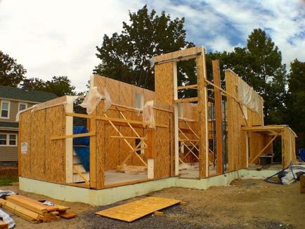 Hogyan építsünk egy házat a keselyű panelek beszerelése, árnyalatok, video, mennyibe kerül,
