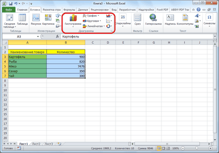 Hogyan készítsünk egy táblázatot az Excel